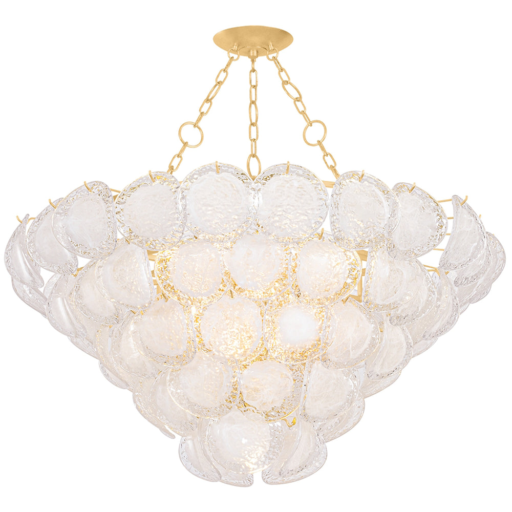 Cedar Hill 17 Light Chandelier, Vintage Gold Leaf
