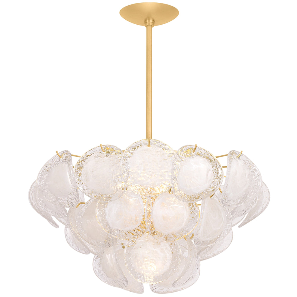 Cedar Hill 5 Light Chandelier, Vintage Gold Leaf