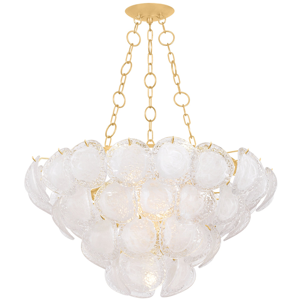 Cedar Hill 9 Light Chandelier, Vintage Gold Leaf