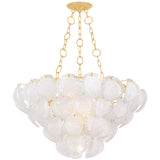 Cedar Hill 9 Light Chandelier, Vintage Gold Leaf