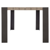 Cedar Key Outdoor Dining Table, Weathered Teak