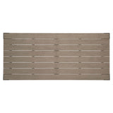 Cedar Key Outdoor Dining Table, Weathered Teak-Furniture - Outdoor-High Fashion Home