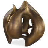 Celestial Flow Sculpture, Brass