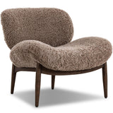 Celine Chair, Taupe Shearling by Four Hands