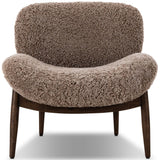 Celine Chair, Taupe Shearling by Four Hands