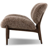 Celine Chair, Taupe Shearling by Four Hands