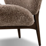 Celine Chair, Taupe Shearling by Four Hands