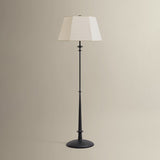 Celmins Floor Lamp, Black Iron