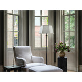 Celmins Floor Lamp, Black Iron