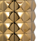 Ceramic Table Lamp, Gold-Lighting-High Fashion Home