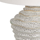 Ceramic Table Lamp, Green-Lighting-High Fashion Home