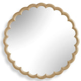 Cerrito Round Mirror, Burnished Ivory