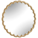 Cerrito Round Mirror, Burnished Ivory