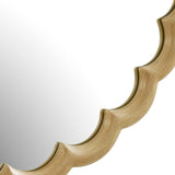 Cerrito Round Mirror, Burnished Ivory