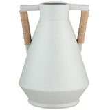 Chaddock Vase, White-Accessories-High Fashion Home