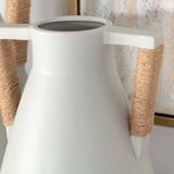 Chaddock Vase, White-Accessories-High Fashion Home