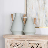 Chaddock Vase, White-Accessories-High Fashion Home