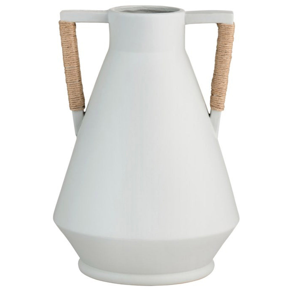 Chaddock Vase, White-Accessories-High Fashion Home