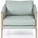 Chakka Leather Chair, Blue