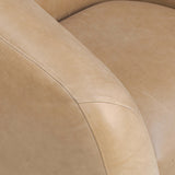 Channing Leather Swivel Chair, Palermo Drift by Four Hands-Furniture - Chair-High Fashion Home
