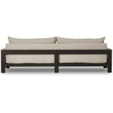 Chapman Outdoor Metal Sofa, Concha Fog