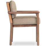 Chappel Dining Armchair, Alcala Taupe Set of 2 by Four Hands
