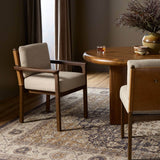 Chappel Dining Armchair, Alcala Taupe Set of 2 by Four Hands