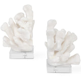 Charbel Bookends, Set of 2, White-Accessories-High Fashion Home