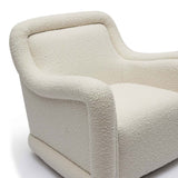 Charli Swivel Chair, Cream-Furniture - Chairs-High Fashion Home