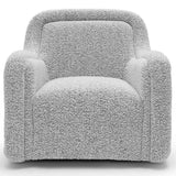 Charli Swivel Chair, Grey-Furniture - Chairs-High Fashion Home