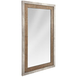 Charlotte Floor Mirror, Natural/Weathered Cement-Accessories-High Fashion Home