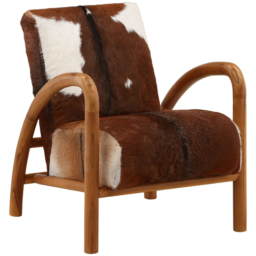 Charlton Chair, Brown/White