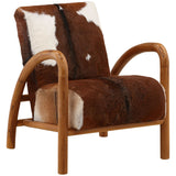 Charlton Chair, Brown/White