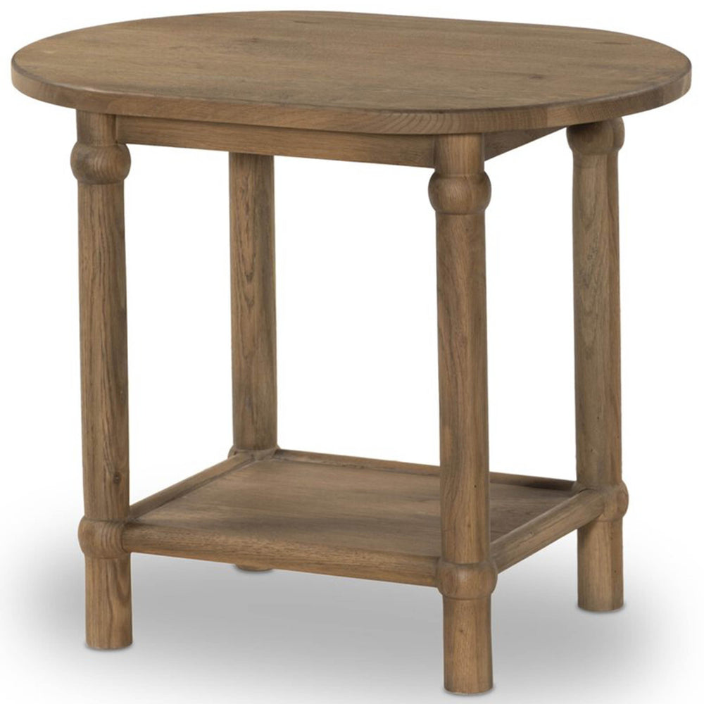 Charnes End Table, Warm Natural by Amber Lewis x Four Hands-Furniture - Accent Tables-High Fashion Home