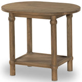 Charnes End Table, Warm Natural by Amber Lewis x Four Hands-Furniture - Accent Tables-High Fashion Home