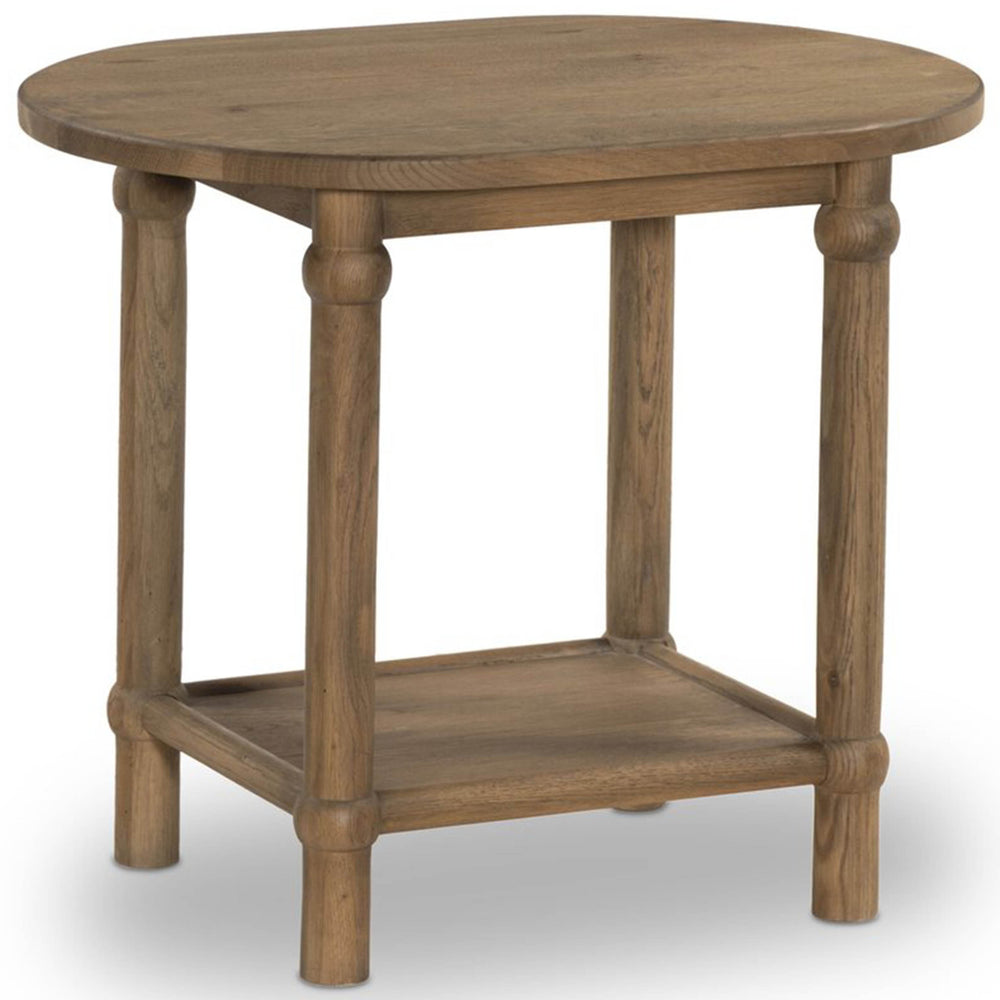 Charnes End Table, Warm Natural by Amber Lewis x Four Hands