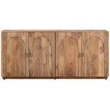 Chateau 4 Door Sideboard, Natural-Furniture - Storage-High Fashion Home