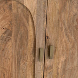 Chateau 4 Door Sideboard, Natural-Furniture - Storage-High Fashion Home