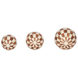 Checkered Orbs, Ivory/Natural-Accessories-High Fashion Home