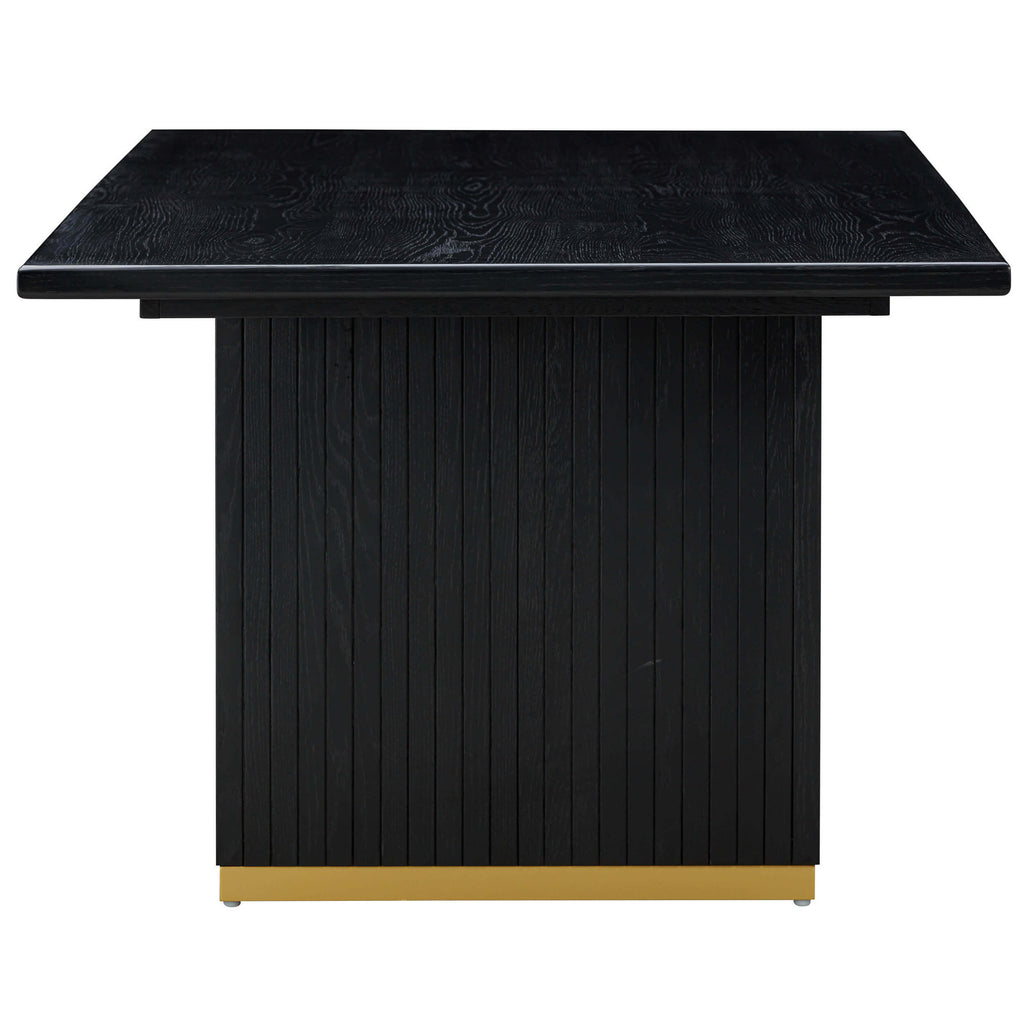 Chelsea Rectangular Dining Table, Black – High Fashion Home