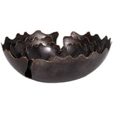 Chipped Bowls, Black, Set of 3-Accessories-High Fashion Home