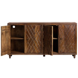 Chippendale Sideboard, Brown-Furniture - Storage-High Fashion Home