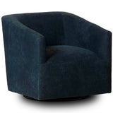 Chloe Swivel Chair, Deep Lagoon-Furniture - Chairs-High Fashion Home