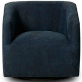 Chloe Swivel Chair, Deep Lagoon-Furniture - Chairs-High Fashion Home