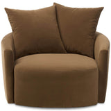 Chloe Swivel Chair, Henry Coffee by Four Hands