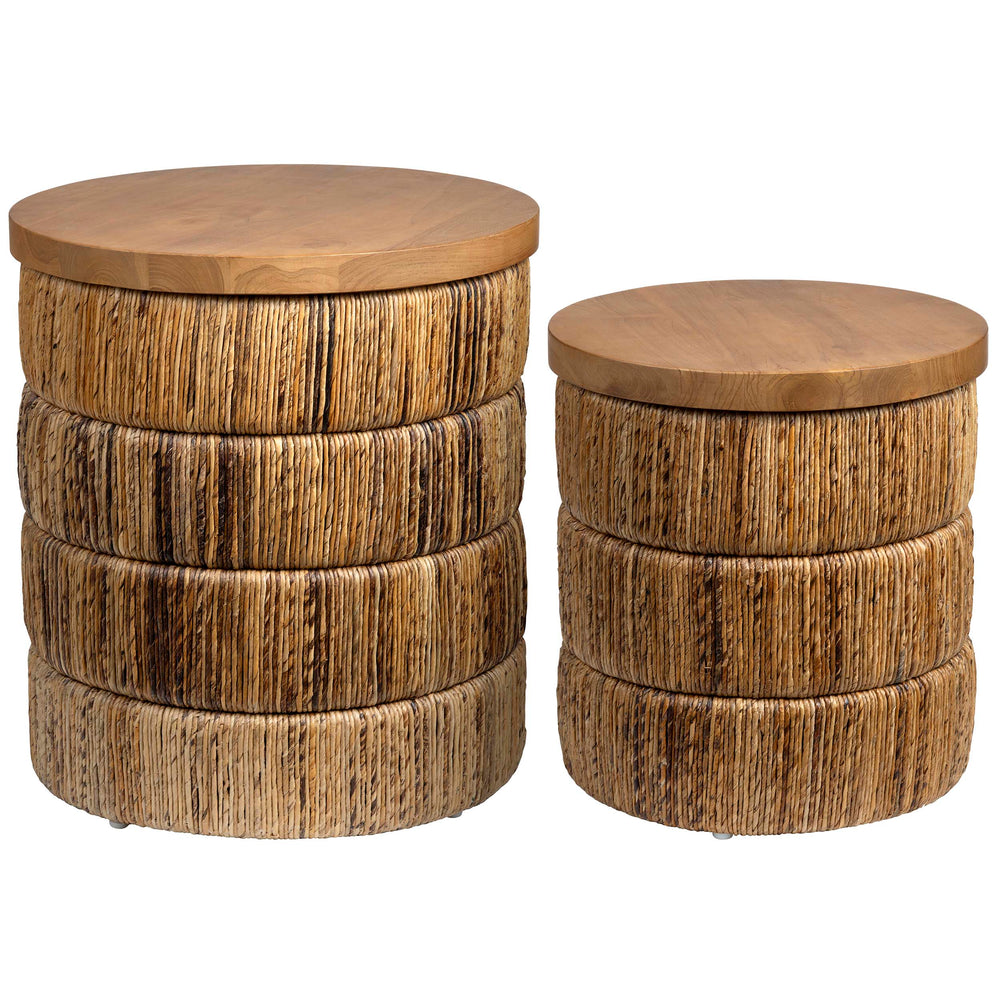 Choco Storage Tables, Brown-Furniture - Accent Tables-High Fashion Home