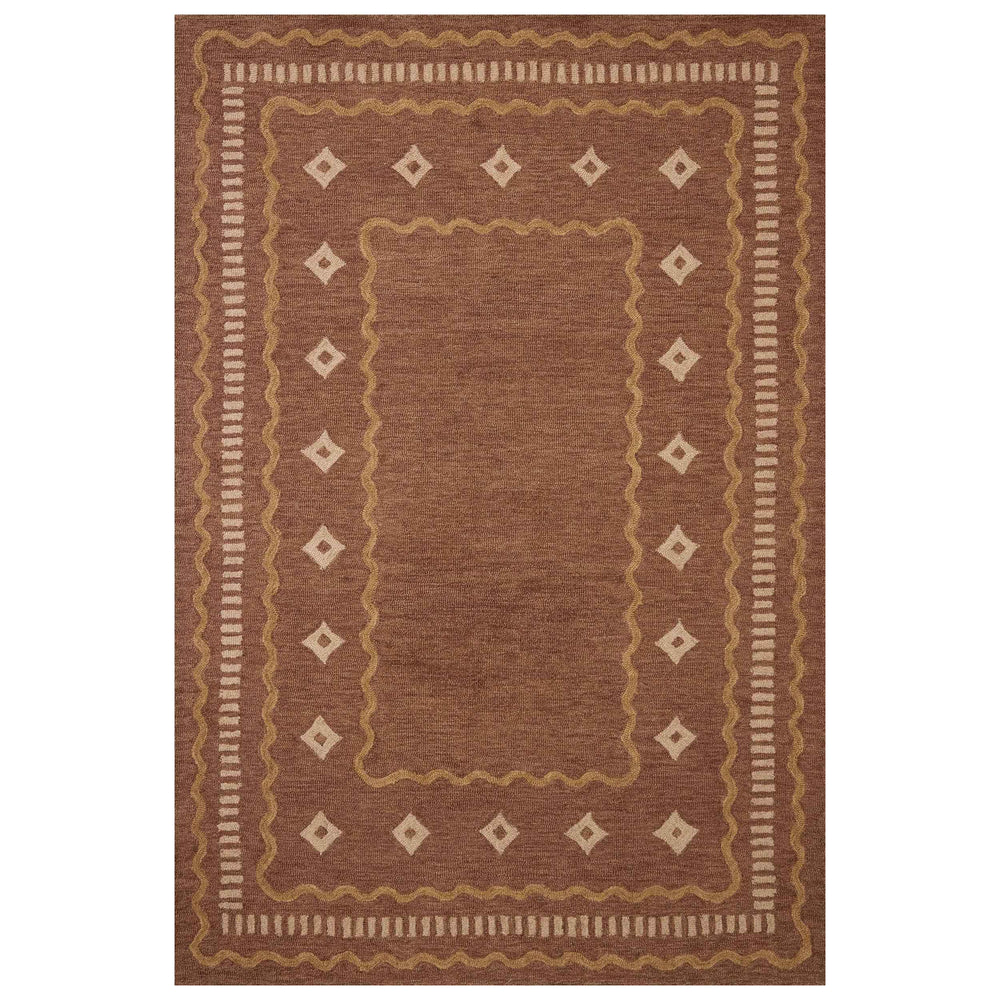 Chris Loves Julia × Loloi Rug Alfie ALF-03, Clay/Spice-Rugs1-High Fashion Home
