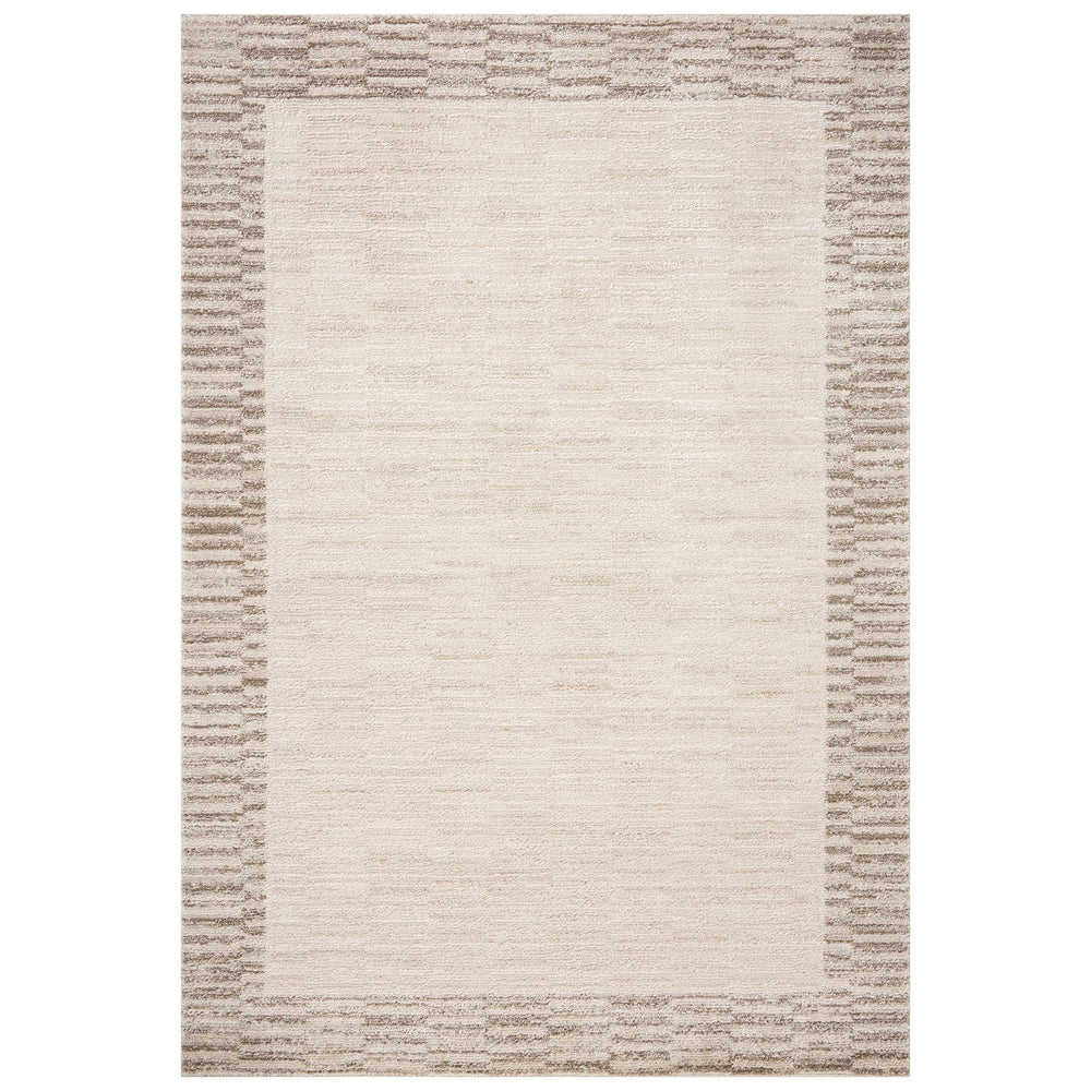 Chris Loves Julia × Loloi Rug Calvin CLV-04, Ivory/Pebble-Rugs1-High Fashion Home