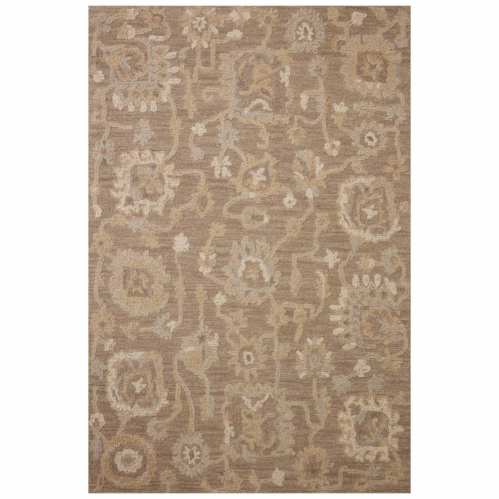 Chris Loves Julia × Loloi Rug Dorothea DRT-01, Bark/Stone-Rugs1-High Fashion Home