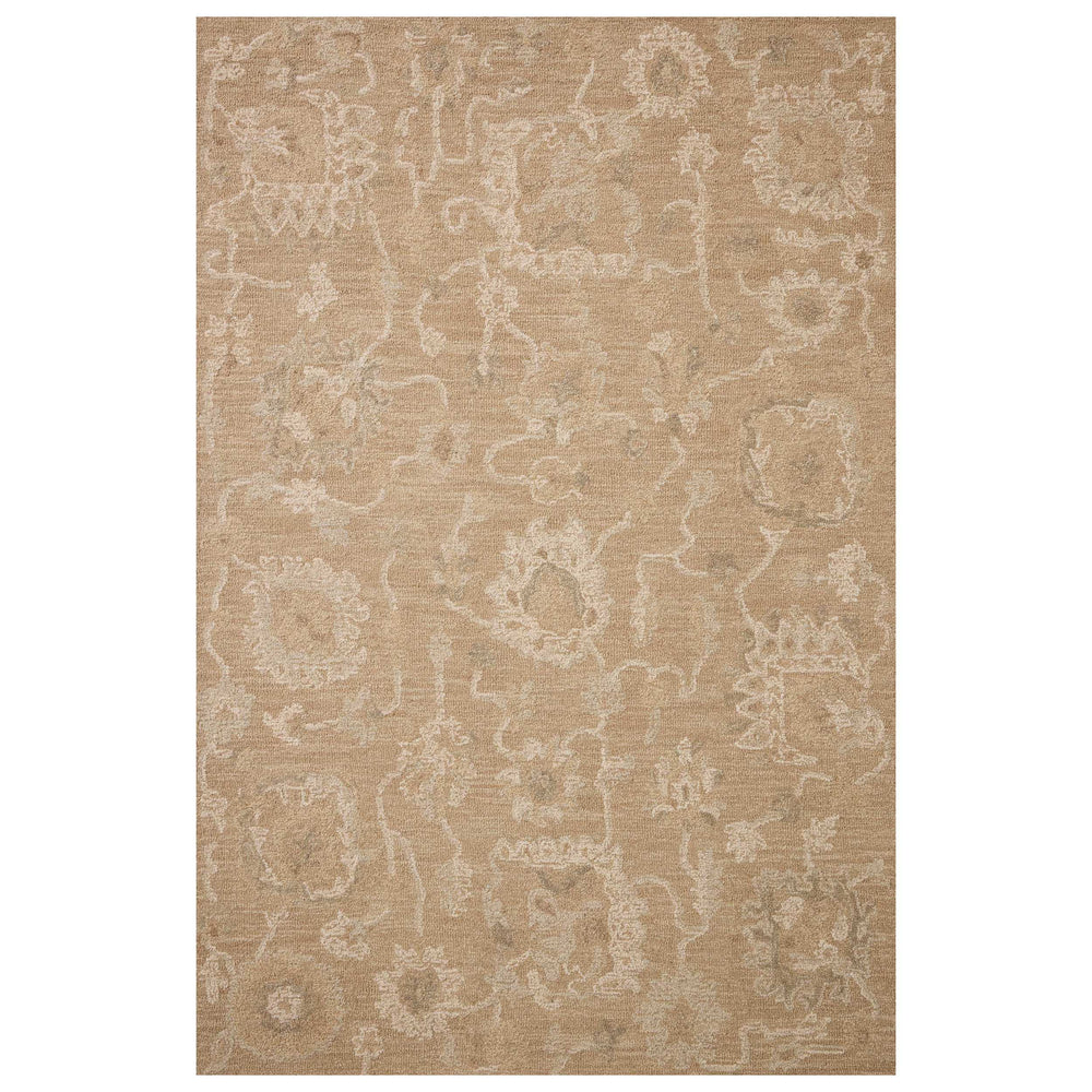 Chris Loves Julia × Loloi Rug Dorothea DRT-01, Sand/Pebble-Rugs1-High Fashion Home